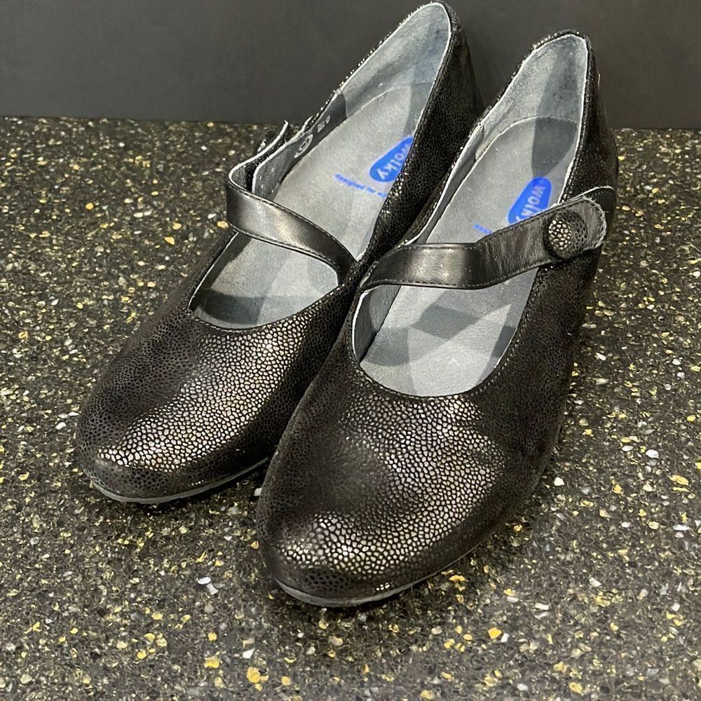 Wolky Daphne Metallic Wedge